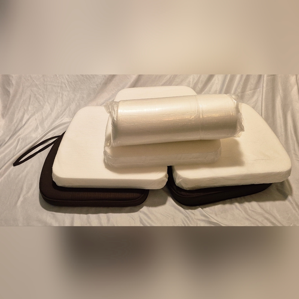 NEW Brown Seat Cushion w/Removeable Covers *6pc Set - Picture 8 of 8